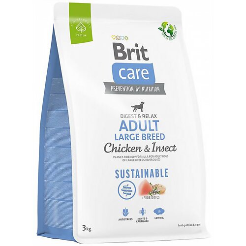 Karma dla psa BRIT Care Adult Large Breed Kurczak i Owady 3 kg