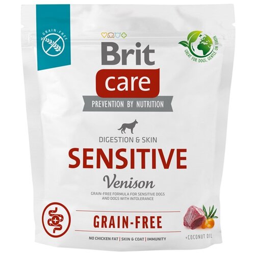Karma dla psa BRIT Care Dog Grain Free Sensitive Venison Dziczyzna z ziemniakami 1 kg