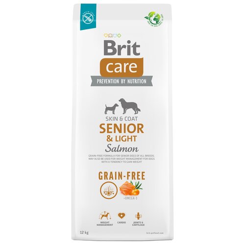 Karma dla psa BRIT Care Dog Grain-Free Senior & Light Salmon Łosoś z ziemniakami 12 kg