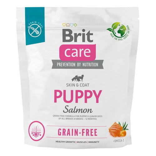 Karma dla psa BRIT CARE Dog Grain-Free Puppy Salmon 1 kg