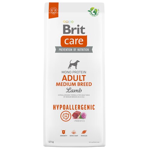 Karma dla psa BRIT Care Hypoallergenic Medium Jagnięcina z ryżem 12 kg