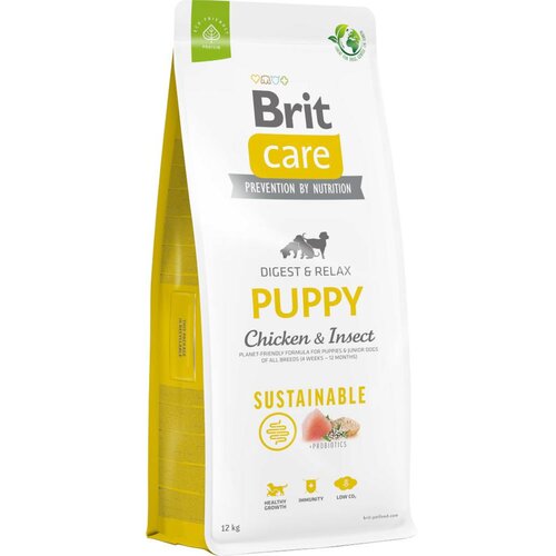 Karma dla psa BRIT CARE Dog Sustainable Puppy Kurczak i owady 12 kg