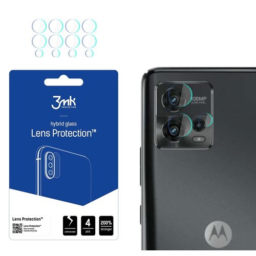 Szkło hybrydowe na obiektyw 3MK Lens Protection do Motorola Moto G72