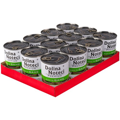 Karma dla psa DOLINA NOTECI Premium bogata w dziczyznę 12 x 800 g