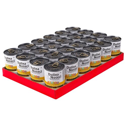 Karma dla psa DOLINA NOTECI Premium Junior bogata w żołądki z kurczaka 24 x 400 g