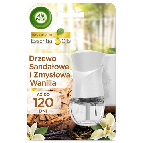 Elektryczny odświeżacz powietrza AIR WICK Drzewo Sandałowe i Zmysłowa Wanilia 19 ml