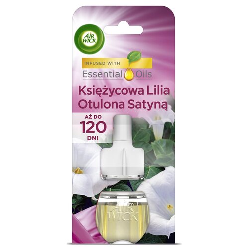 Wkład do elektrycznego odświeżacza powietrza AIR WICK Księżycowa Lilia Otulona Satyną 19 ml