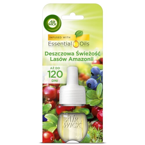 Wkład do elektrycznego odświeżacza powietrza AIR WICK Deszczowa Świeżość Lasów Amazonii 19 ml