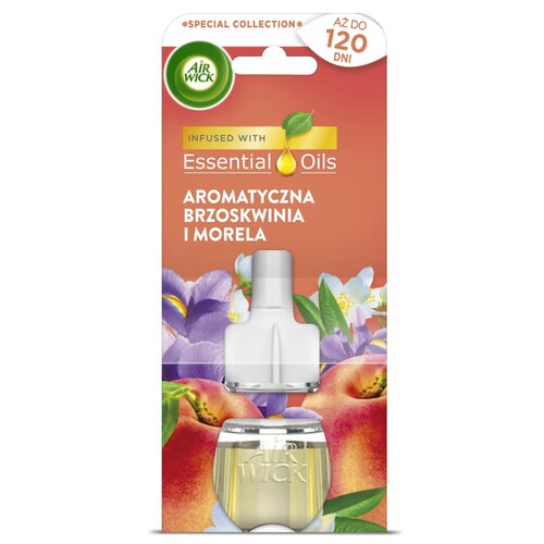 Wkład do elektrycznego odświeżacza powietrza AIR WICK Aromatyczna Brzoskwinia i Morela 19 ml