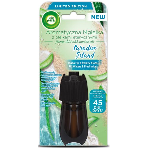 Wkład do odświeżacza powietrza AIR WICK Aromatyczna Mgiełka Wody fidżi i świeży aloes 20 ml