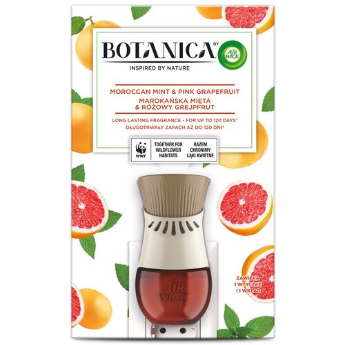 Odświeżacz powietrza AIR WICK Botanica Marokańska Mięta & Różowy Grejpfrut 19 ml