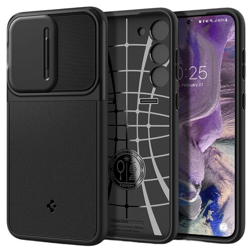 Etui SPIGEN Optik Armor do Samsung Galaxy S23 Czarny