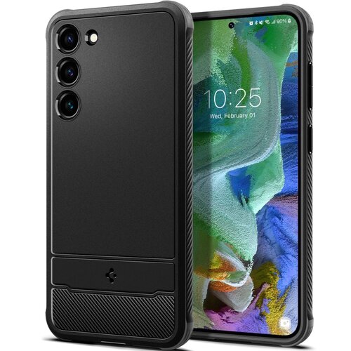 Etui SPIGEN Rugged Armor do Samsung Galaxy S23+ Czarny