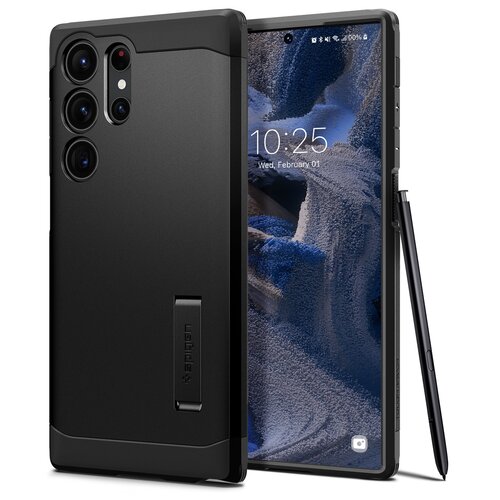 Etui SPIGEN Tough Armor do Samsung Galaxy S23 Ultra Czarny