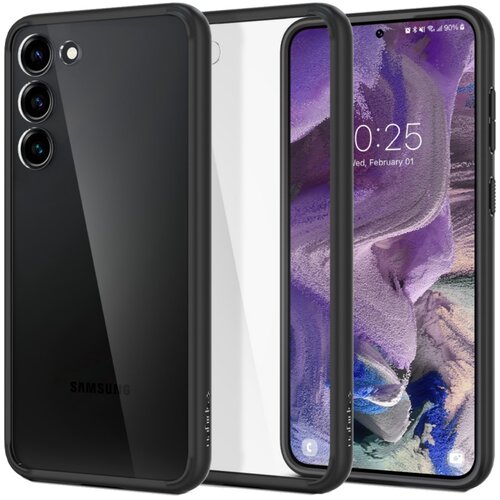 Etui SPIGEN Ultra Hybrid do Samsung Galaxy S23 Przezroczysto-Czarny