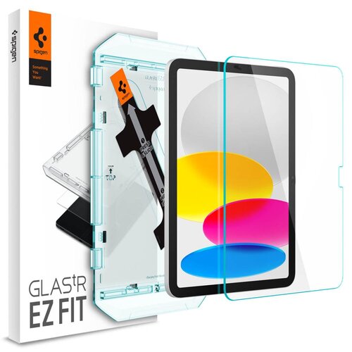 Szkło hartowane SPIGEN Glas.TR EZ Fit do Apple iPad 10.9 2022 + ramka