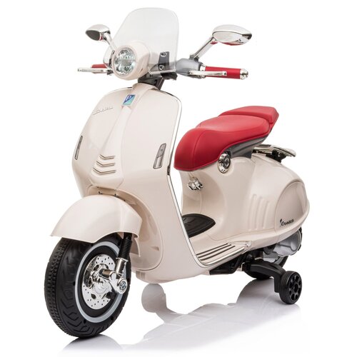 Motorek elektryczny SUN BABY Scooter Vespa Biały