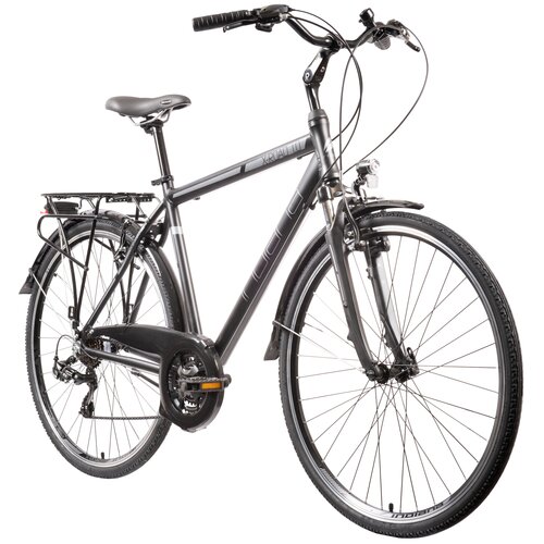 Rower trekkingowy INDIANA X-Road 1.0 M19 28 cali FD-TZ500 męski Czarny
