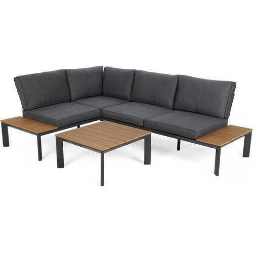 Zestaw mebli ogrodowych HOME & GARDEN Nicea 503477 Ciemnoszary