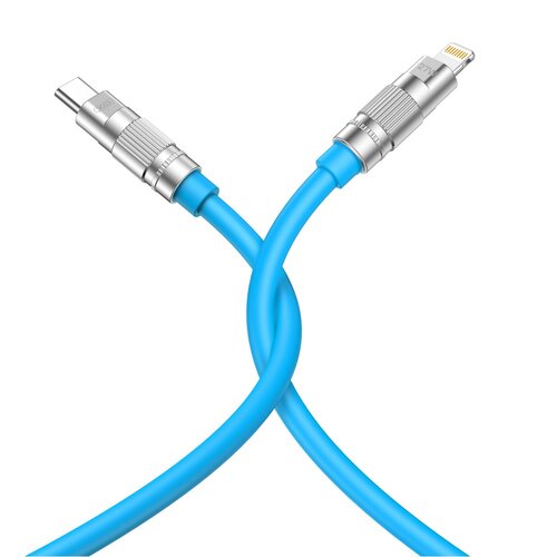 Kabel USB-C - Lightning  XO NB208A 27W 1.2 m Niebieski