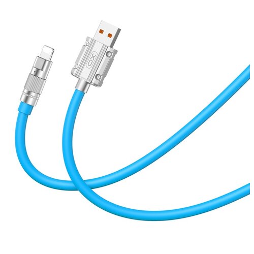 Kabel USB - Lightning XO NB-227 6A 1.2 m Niebieski