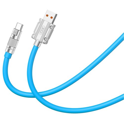 Kabel USB - USB-C XO NB227 6A 1.2 m Niebieski