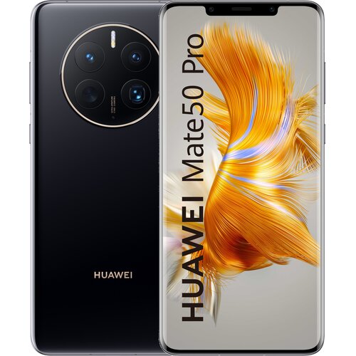 Smartfon HUAWEI Mate 50 Pro 8/256GB 6.74" 120Hz Czarny 51097FTV + Zabezpieczenie ekranu