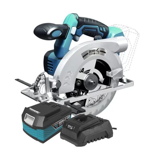 Pilarka tarczowa DEDRA DED7164 + Akumulator DEDRA DED7034 SAS+ALL 4Ah 18V + Ładowarka DEDRA DED7038 SAS+ALL