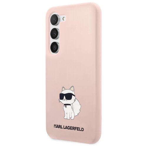 Etui KARL LAGERFELD Silicone Choupette do Samsung Galaxy S23 Różowy