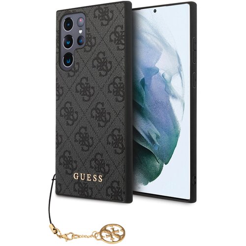 Etui GUESS 4G Charms Collection do Samsung Galaxy S23 Ultra Szary