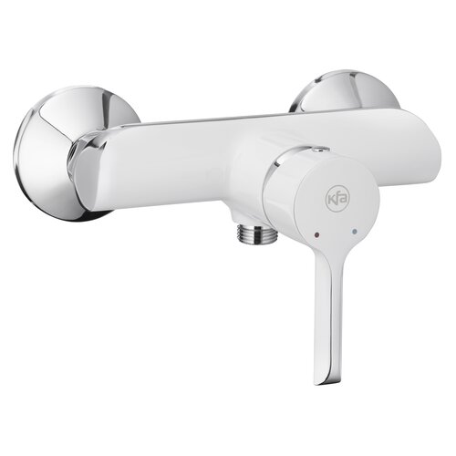 Bateria wannowa natynkowa KFA ARMATURA Angelit 4726-010-40 Biały-chrom