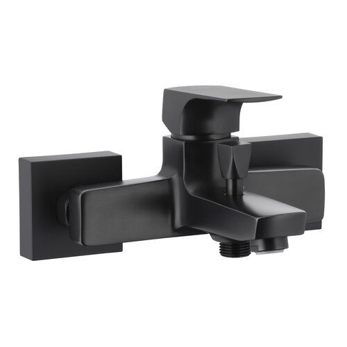 Bateria wannowa natynkowa KFA ARMATURA Mokait 5534-010-81 Czarny