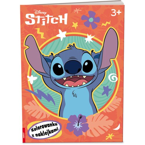 Kolorowanka Disney Stitch z naklejkami NA-9129