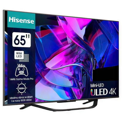 Telewizor HISENSE 65U7KQ 65" MINILED 4K 144 Hz VIDAA Dolby Atmos Dolby Vision HDMI 2.1