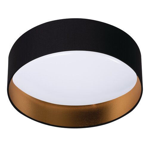 Plafon sufitowy KANLUX Rifa LED 17.5W WW B/G Czarno-złoty
