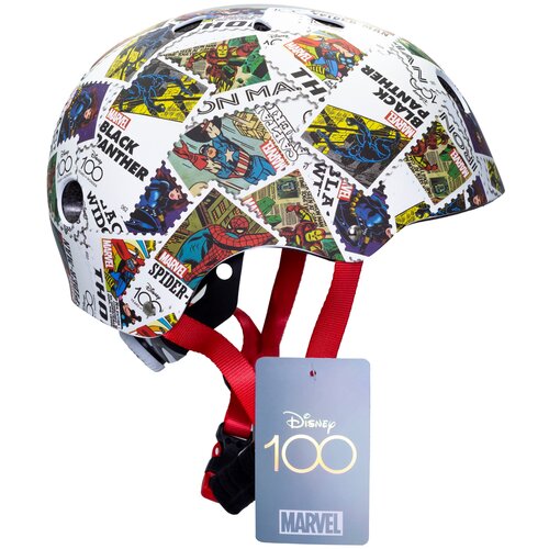 Kask DISNEY Marvel Stamps D100 Wielokolorowy dla Dzieci (rozmiar M)