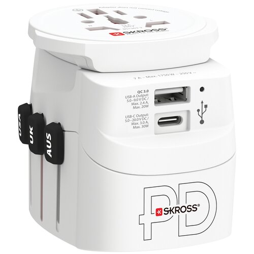 Adapter SKROSS Pro Light USB AC30 PD Świat 1.302473