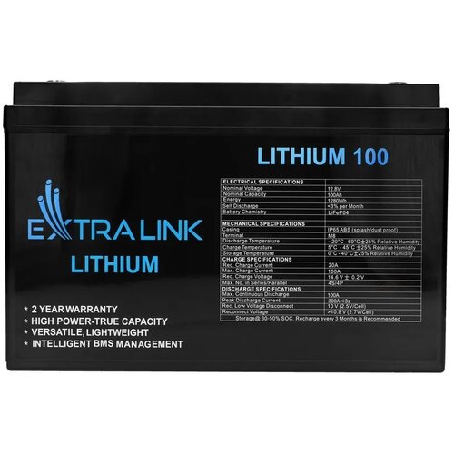 Akumulator EXTRALINK EX.30455 100Ah 12.8V