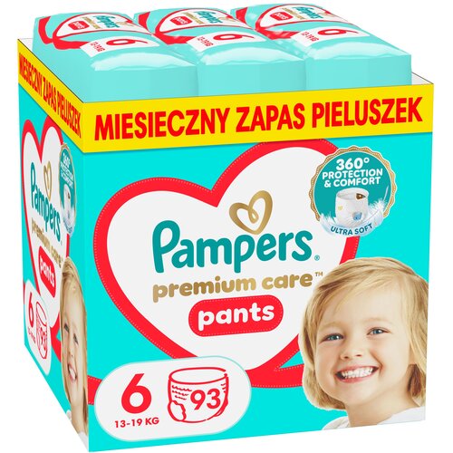 Pieluchomajtki PAMPERS Premium Care Pants 6 (93 szt.)