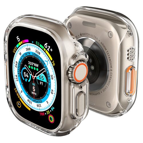 Etui SPIGEN Thin Fit do Apple Watch Ultra 1/2 (49mm) Przezroczysty