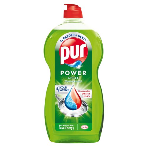 Płyn do mycia naczyń PUR Power Apple 1200 ml