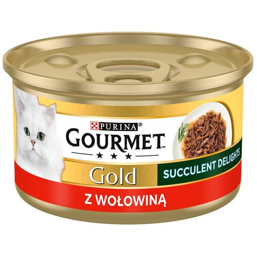 Karma dla kota GOURMET Gold Succulent Delights Wołowina 85 g