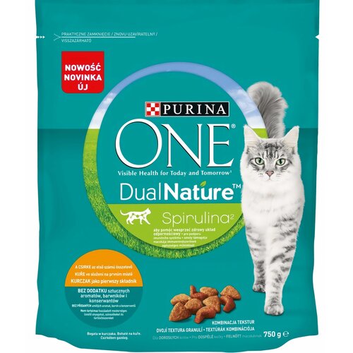 Karma dla kota PURINA ONE Dual Nature Kurczak 750 g