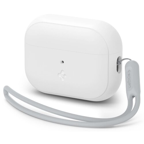 Etui na słuchawki SPIGEN Silicone Fit Strap do Apple Airpods Pro 1/2 Biało-szary