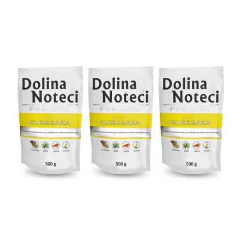 Karma dla psa DOLINA NOTECI Premium Kurczak 3 x 500 g