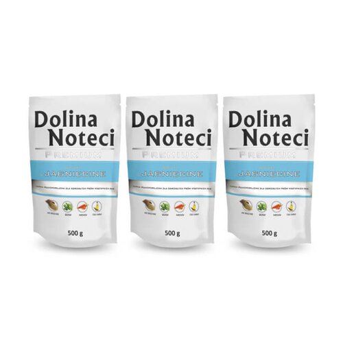 Karma dla psa DOLINA NOTECI Premium Jagnięcina 3 x 500 g