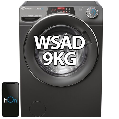 Pralka CANDY Rapido RO1496DWMCRT 1-S 9kg 1400 obr A Quick&Clean