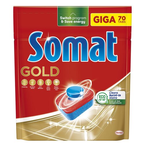 Tabletki do zmywarek SOMAT Gold - 70 szt.