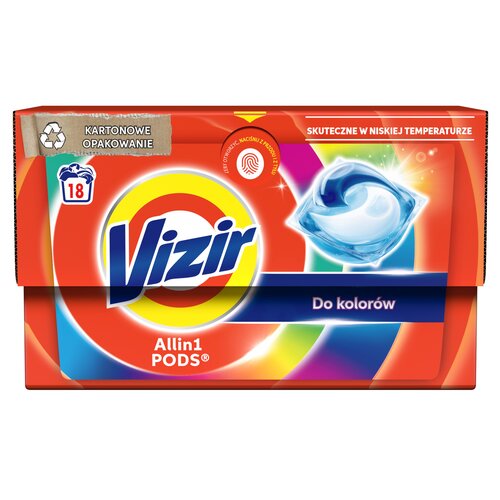 Kapsułki do prania VIZIR All in 1 Pods Color - 18 szt.
