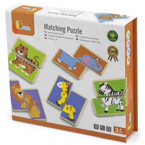 Puzzle VIGA Dzikie zwierzęta 50842 (36 elementów)